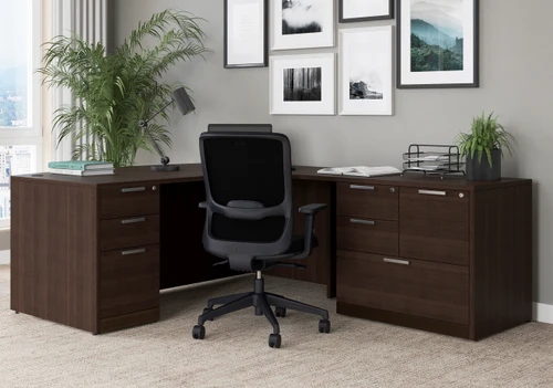 OfficeSource OS Laminate L Shape Typical - OSTYP112
