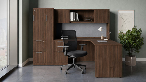 OfficeSource OS Laminate L Shape Typical - OSTYP244