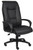Boss Executive Leather Plus Chair W/Padded Arm B7601