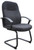 Boss Mid Back Fabric Guest Chair In Black B8309-BK