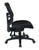 Office Star Ergonomic Task Chair with ProGrid Back and Ratchet Back Height Adjustment without Arms