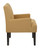 Office Star Main Street Guest Chair with Espresso Finish