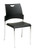 Office Star Straight Leg Stack Chair with Plastic Seat and Back (2 Per Carton)