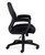 Offices To Go Mesh Executive Chair with fixed height molded arms and padded armrests