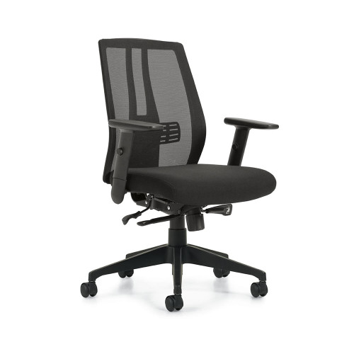 Offices To Go - Mesh Back Synchro-Tilter Task Chair - Everything