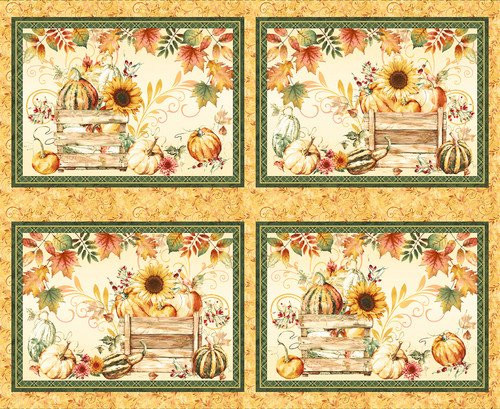 Fall into Autumn, placemat panel