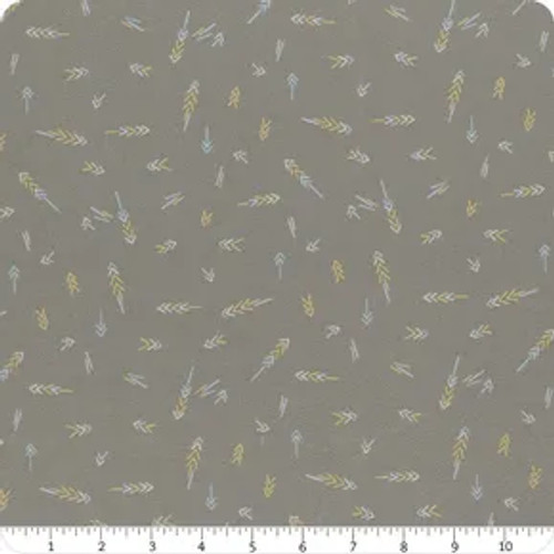 Lucky Day, flannel, grey arrows