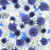Hand Picked-Forget Me Not, digital print, 108" wide globe thistle