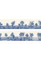 Virginia, printed mural wallpaper by Paul Montgomery. Cyan panel layout.