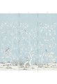 Lavena, printed mural wallpaper by Paul Montgomery. Sky panel layout.