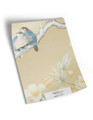 10" x 13" sample of Lavena; cream yellow chinoiserie