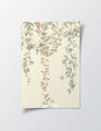 2' x 3' sample of Cascade Florale; cream modern mural