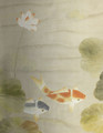 Alcedines Silver, printed mural wallpaper by Paul Montgomery. Detail shot.