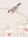 Biarritz, printed mural wallpaper by Paul Montgomery. Pearl detail shot.