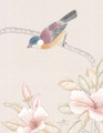 Biarritz, printed mural wallpaper by Paul Montgomery. Pearl detail shot.