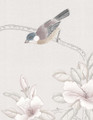Biarritz, printed mural wallpaper by Paul Montgomery. Champignon detail shot.