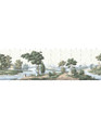 Bordeaux, printed mural wallpaper by Paul Montgomery. Panel layout.