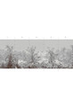 Brazil, printed mural wallpaper by Paul Montgomery. Grey panel layout.