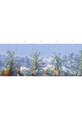 Brazil, printed mural wallpaper by Paul Montgomery. Carnevale panel layout.