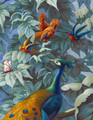 Brazil, printed mural wallpaper by Paul Montgomery. Carnevale detail shot.
