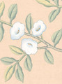 Calloway Beleek, printed mural wallpaper by Paul Montgomery. Up-close detail shot.