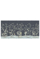 Chai Wan, printed mural wallpaper by Paul Montgomery. Graphite panel layout.