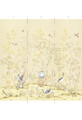 Chai Wan Triptych, printed mural wallpaper by Paul Montgomery. Cream panel layout.