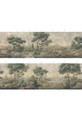 Derbyshire Antiqued, printed mural wallpaper by Paul Montgomery. Classic panel layout.