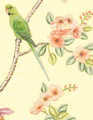 Enchanted Garden, printed mural wallpaper by Paul Montgomery. Pale Moon detail shot.