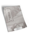 10" x 13" sample of English Parks Grisaille; fog grey panoramic
