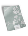 10" x 13" sample of Gingko; sky blue chinoiserie