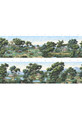Jefferson Country, printed mural wallpaper by Paul Montgomery. Full Color panel layout.