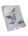 10" x 13" sample of Imperial Garden; blue chinoiserie