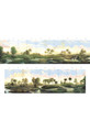 Low Country, printed mural wallpaper by Paul Montgomery. Panel layout.