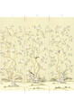 Lantilly Cream, printed mural wallpaper by Paul Montgomery. Panel layout.