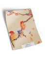 10" x 13" sample of Margaux, orange chinoiserie