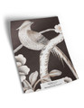 10" x 13" sample of Maysong Charcoal; brown chinoiserie