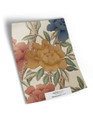 10" x 13" sample of Maysong Ivory; ivory chinoiserie