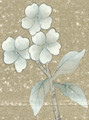 Nanjing Tea Paper, printed mural wallpaper by Paul Montgomery. Up-close detail shot.