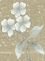 Nanjing Tea Paper, printed mural wallpaper by Paul Montgomery. Up-close detail shot.