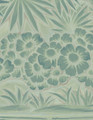 Oasis Sepia, printed mural wallpaper by Paul Montgomery. Vert detail shot.