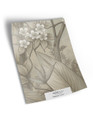 10" x 13" sample of Palmera; taupe chinoiserie