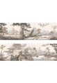Paradiso, printed mural wallpaper by Paul Montgomery. Panel layout.