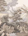 Paradiso, printed mural wallpaper by Paul Montgomery. Detail shot.