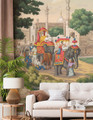 Passage to India, printed mural wallpaper by Paul Montgomery. Full Color panoramic in room.