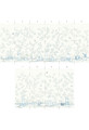 Porcelains White, printed mural wallpaper by Paul Montgomery. Panel layout.