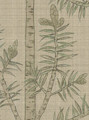 Quiet Forest, printed mural wallpaper by Paul Montgomery. Up-close detail shot.