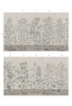 Quiet Forest Pewter, printed mural wallpaper by Paul Montgomery. Panel layout.