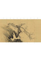 Rock Tree, printed mural wallpaper by Paul Montgomery. Panel layout.