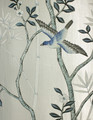 Solitude Silver, printed mural wallpaper by Paul Montgomery. Up-close detail shot. Solitude Silver, printed mural wallpaper by Paul Montgomery. Up-close detail shot.